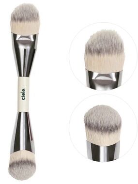 Ciele Dual-Ended Blush Brush – Cream - Powder Application
